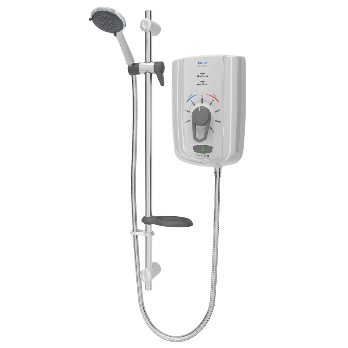 Triton Omnicare Design Electric Shower With Extended Kit 8.5 KW CINCDES08W 1 Triton Omnicare Design Electric Shower With Extended Kit 8.5 KW CINCDES08W