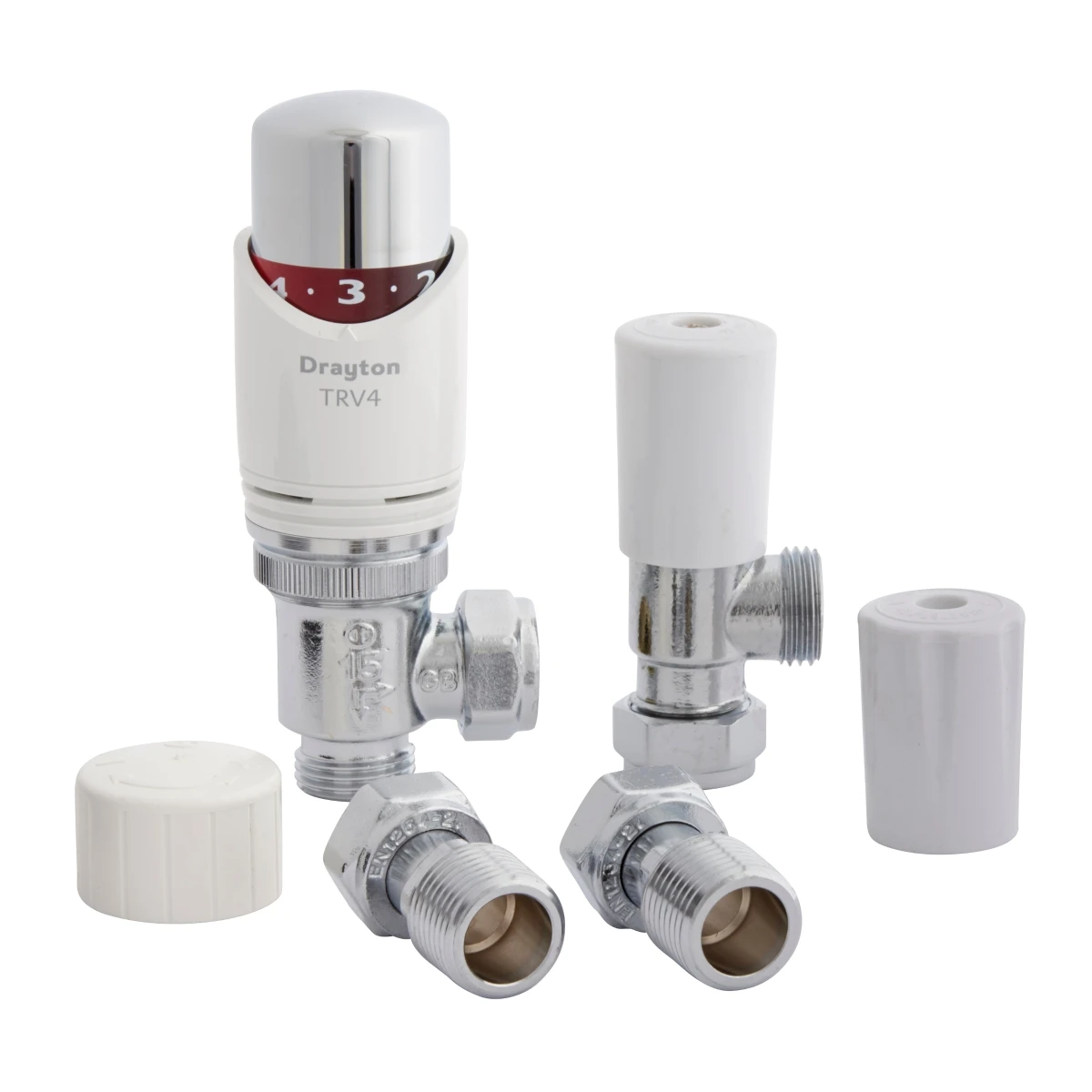 Drayton Angled Thermostatic Radiator Valve 4 And Lockshield Valve White 15 Mm 705180 3 Drayton Angled Thermostatic Radiator Valve 4 And Lockshield Valve White 15 Mm 705180 - Image 3