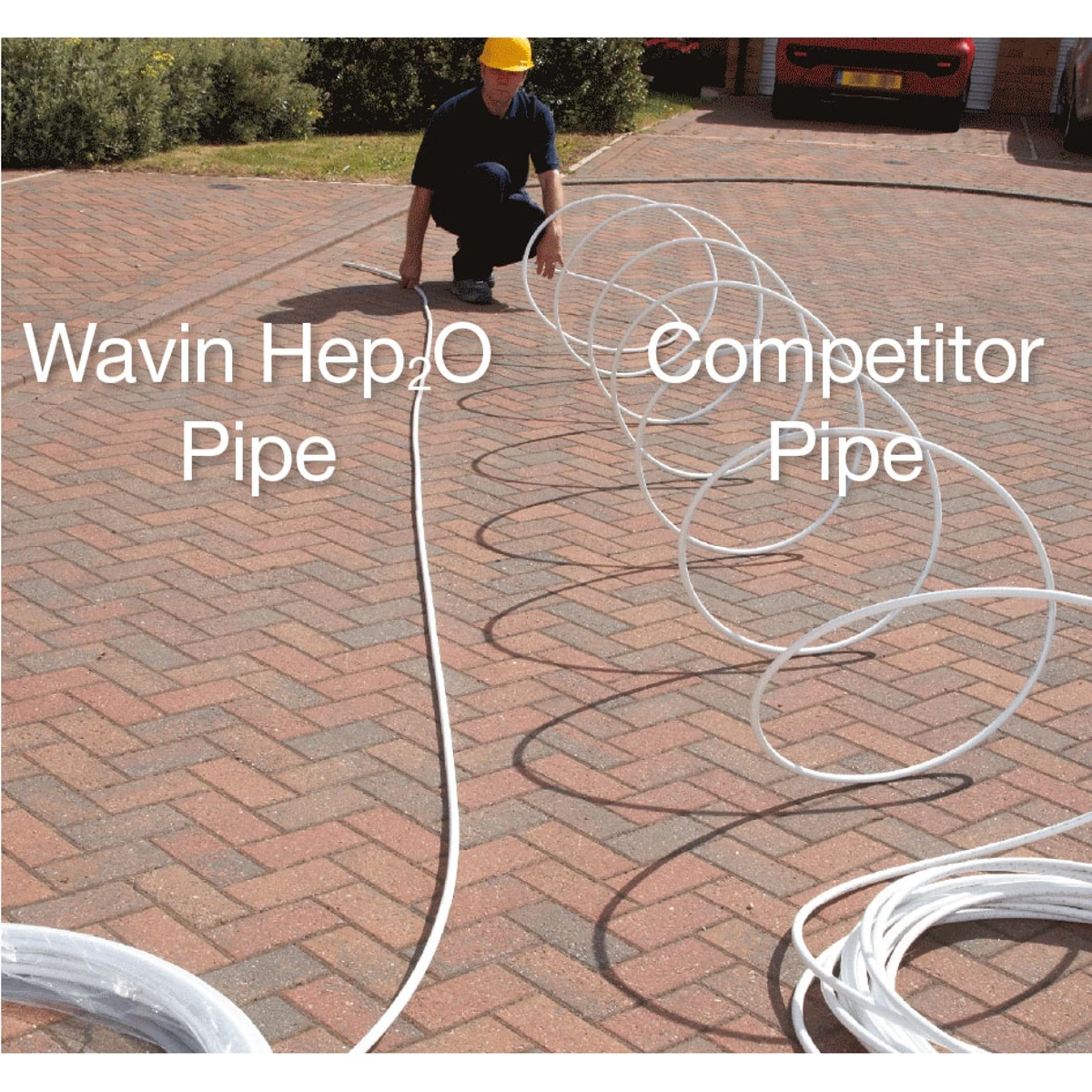 Hep2O Push-Fit Barrier Pipe Coil 22mm X 50m White HXX50/22W 2 Hep2O Push-Fit Barrier Pipe Coil 22mm X 50m White HXX50/22W - Image 2