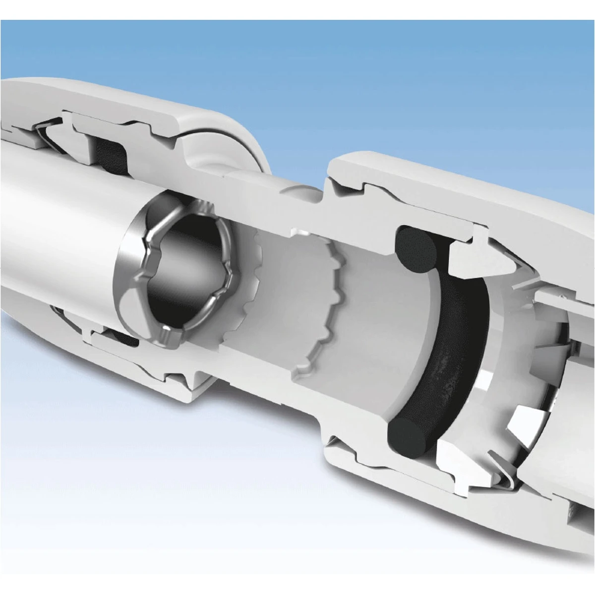 Hep2O Push-Fit Barrier Pipe Coil 22mm X 50m White HXX50/22W 3 Hep2O Push-Fit Barrier Pipe Coil 22mm X 50m White HXX50/22W - Image 3