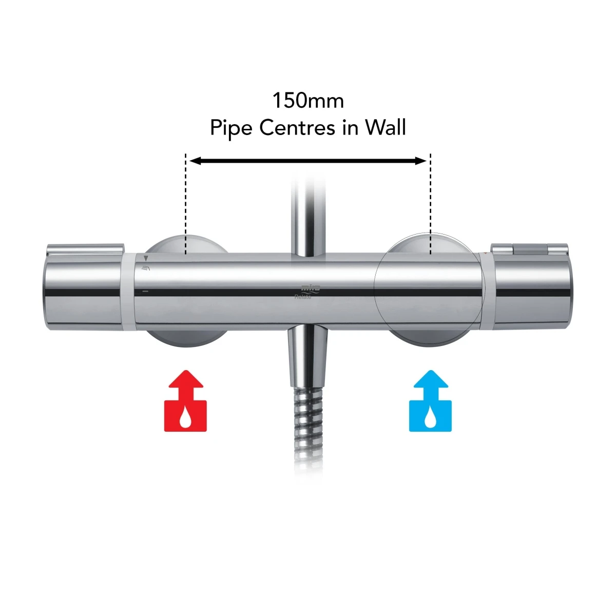 Mira Relate ERD Bar Mixer Shower Chrome 2.1878.002 7 Mira Relate ERD Bar Mixer Shower Chrome 2.1878.002 - Image 7