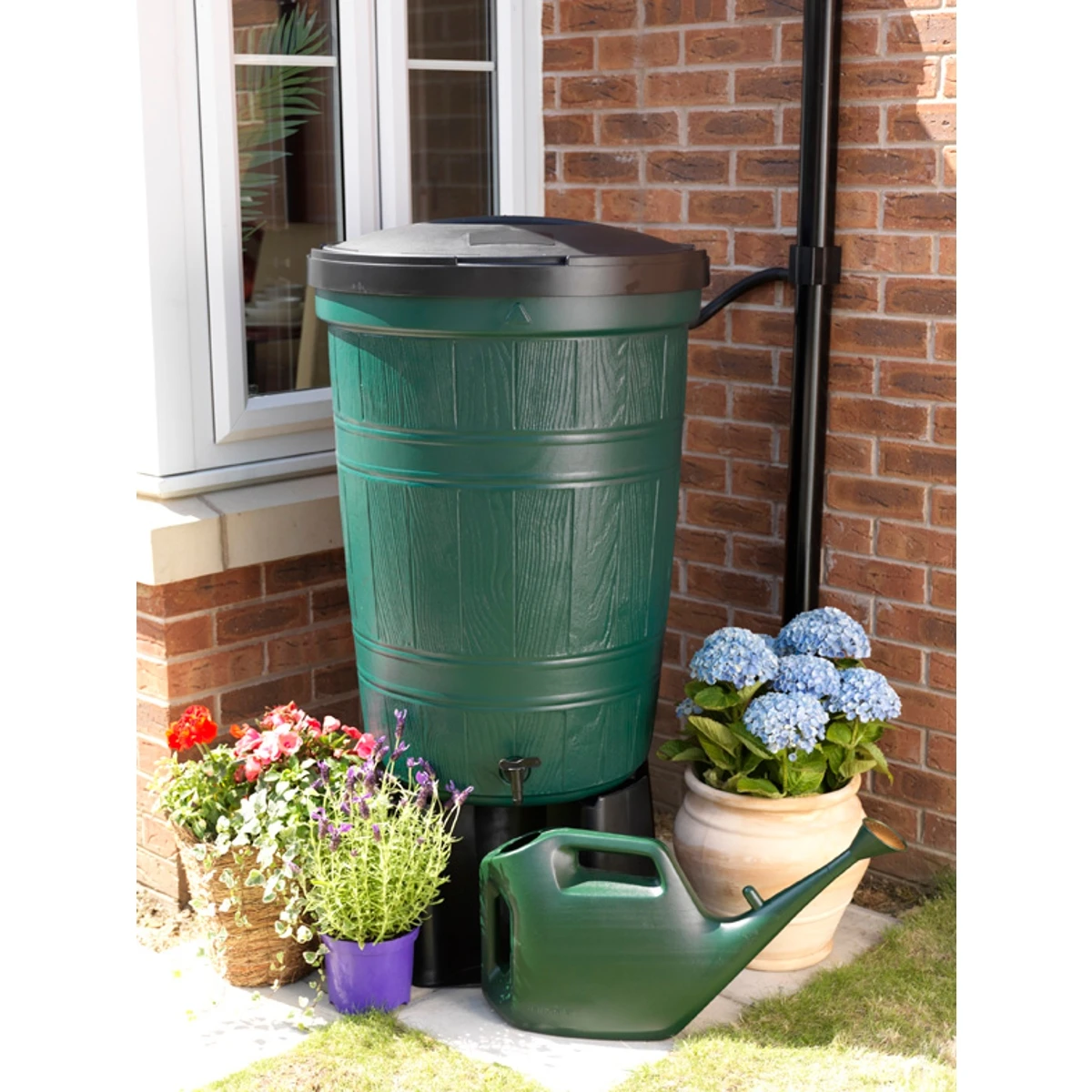 Straight Limited Water Butt 200 Litre Green WB200BUTT 1 Straight Limited Water Butt 200 Litre Green WB200BUTT