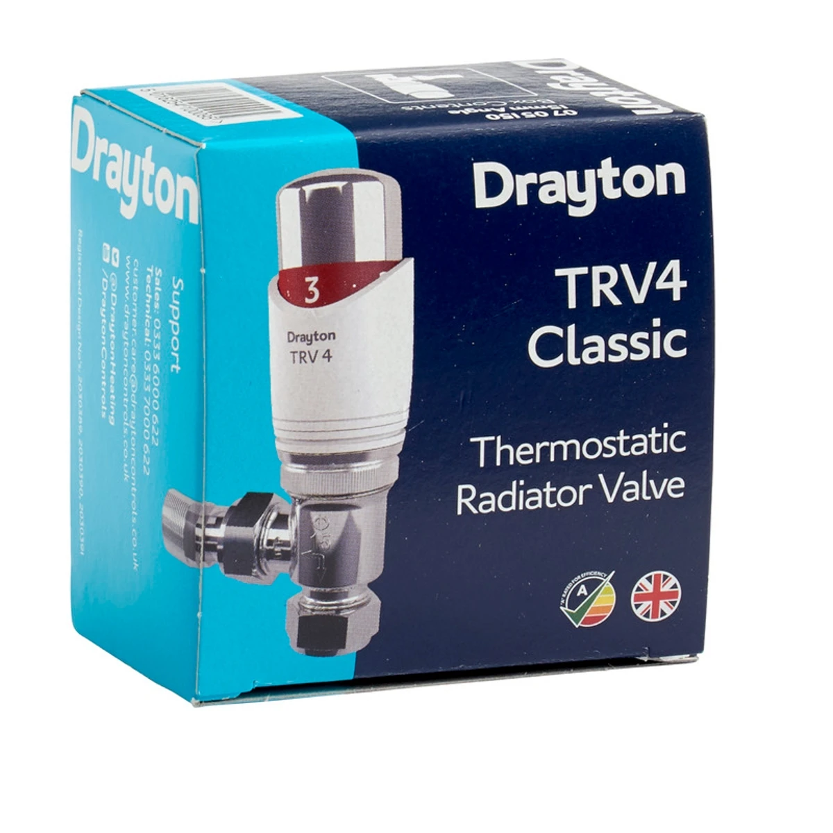 Drayton Angle Thermostatic Radiator Valve 15 Mm 0705150 2 Drayton Angle Thermostatic Radiator Valve 15 Mm 0705150 - Image 2