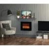 Be Modern Quattro Wall Mounted Electric Fire - Black Glass