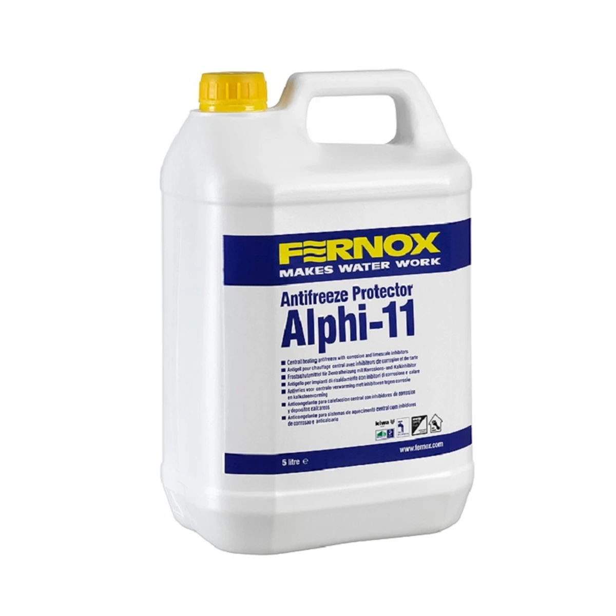Fernox ALPHI-11 Anti Freeze And Protector Colourless 5 Litre 61033 2 Fernox ALPHI-11 Anti Freeze And Protector Colourless 5 Litre 61033 - Image 2