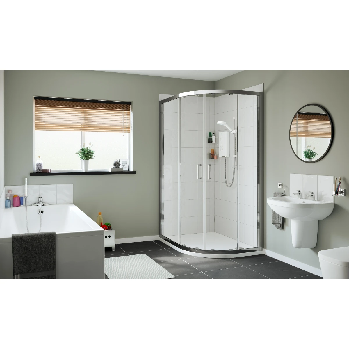 Mira Sport Electric Shower 9.0 KW White And Chrome 1.1746.002 2 Mira Sport Electric Shower 9.0 KW White And Chrome 1.1746.002 - Image 2