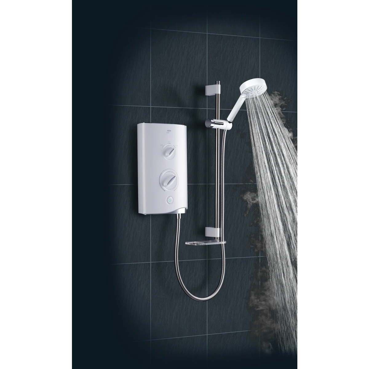 Mira Sport Electric Shower 9.0 KW White And Chrome 1.1746.002 3 Mira Sport Electric Shower 9.0 KW White And Chrome 1.1746.002 - Image 3