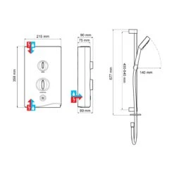 Mira Sport Electric Shower 9.0 KW White And Chrome 1.1746.002 11 Mira Sport Electric Shower 9.0 KW White And Chrome 1.1746.002 -Bathroom Product Shop GPID 1000236649 IMG 05
