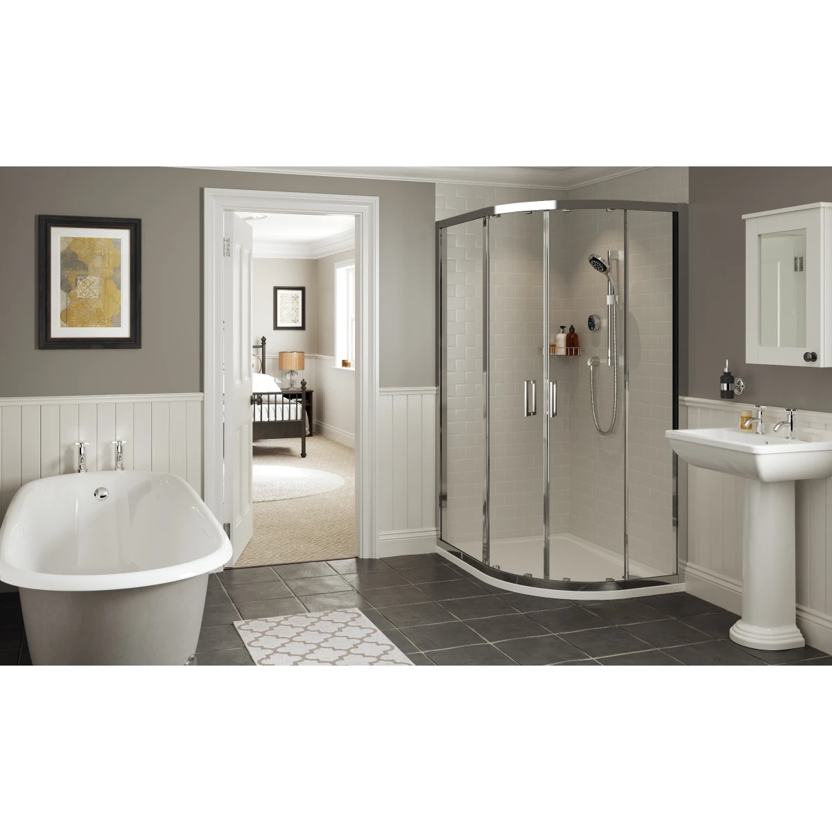 Mira Platinum Mixer Rear Fed Digital Shower Mixer 1.1666.201 2 Mira Platinum Mixer Rear Fed Digital Shower Mixer 1.1666.201 - Image 2