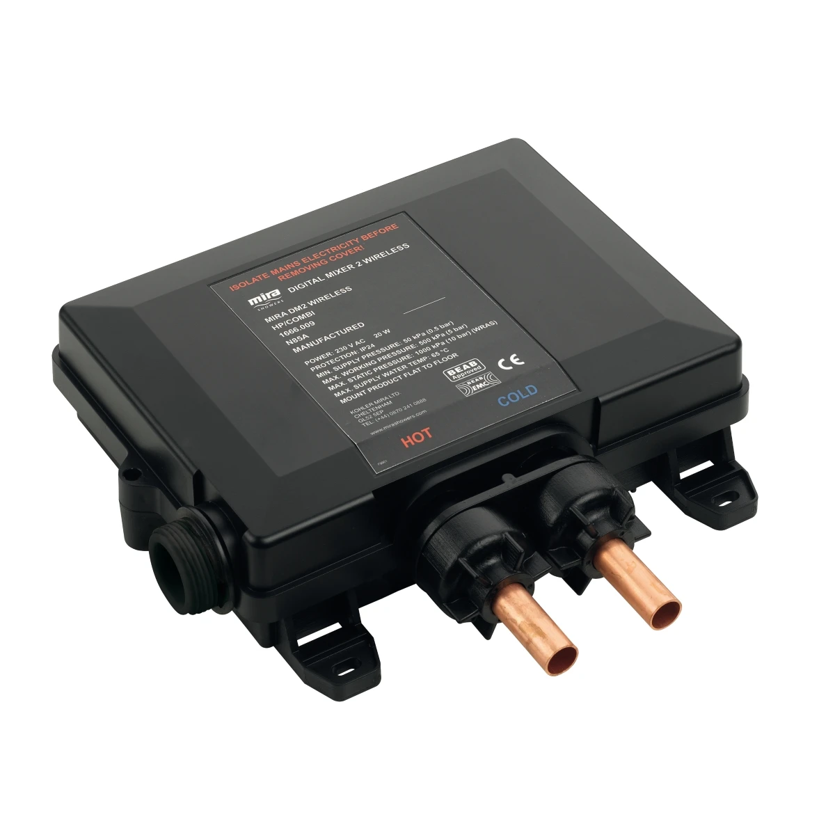 Mira Platinum Digital Mixer Valve And Controller High Pressure And Combi Boiler 1.1666.003 3 Mira Platinum Digital Mixer Valve And Controller High Pressure And Combi Boiler 1.1666.003 - Image 3