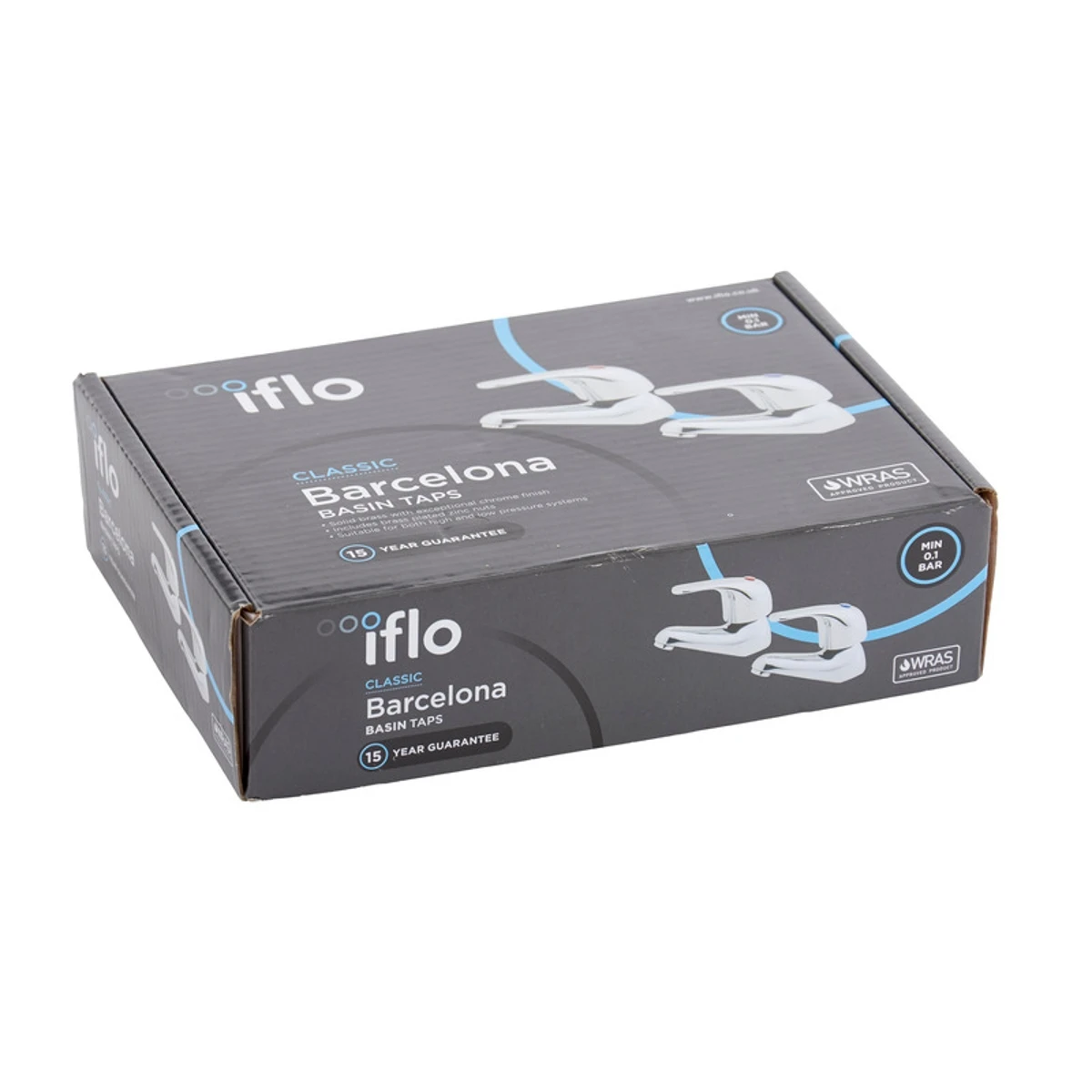 Iflo Barcelona Basin Taps Chrome 604585 6 Iflo Barcelona Basin Taps Chrome 604585 - Image 6