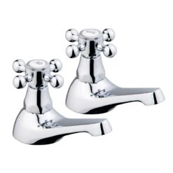 Iflo Tatton Bath Pillar Taps