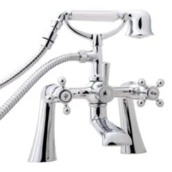 Iflo Tatton Bath Shower Mixer Tap Brass