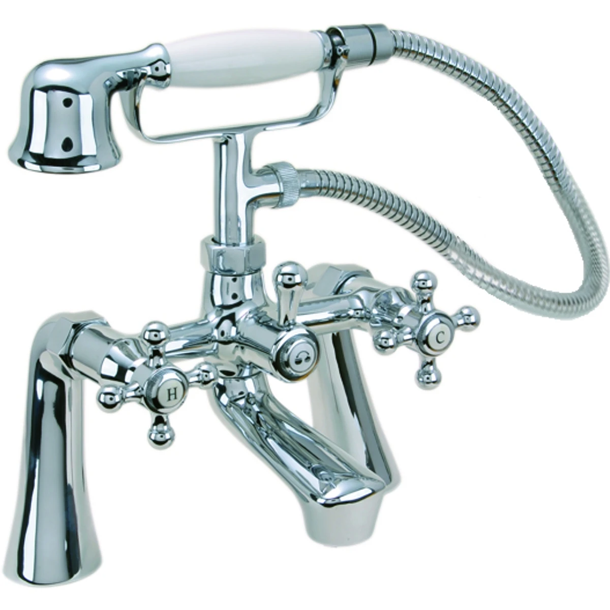 Iflo Tatton Bath Shower Mixer Tap Brass 2 Iflo Tatton Bath Shower Mixer Tap Brass - Image 2