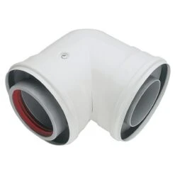 Vaillant EcoTec/EcoMax 125mm 87 Degree Boiler Flue Bend