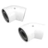 Vaillant EcoTec 45 Degree Bends 125 Mm White 303211