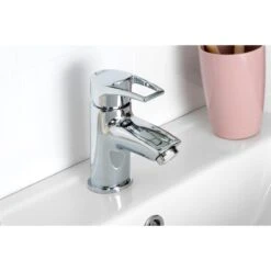 Bristan Smile Basin Mixer With Clicker Waste Chrome SM BAS C -Bathroom Product Shop GPID 1000428638 IMG 04