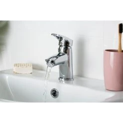 Bristan Smile Basin Mixer With Clicker Waste Chrome SM BAS C -Bathroom Product Shop GPID 1000428638 IMG 05