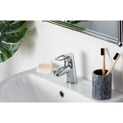 Bristan Smile Basin Mixer With Clicker Waste Chrome SM BAS C -Bathroom Product Shop GPID 1000428638 IMG 07