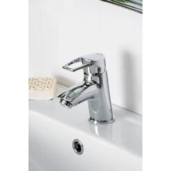 Bristan Smile Basin Mixer With Clicker Waste Chrome SM BAS C -Bathroom Product Shop GPID 1000428638 IMG 11
