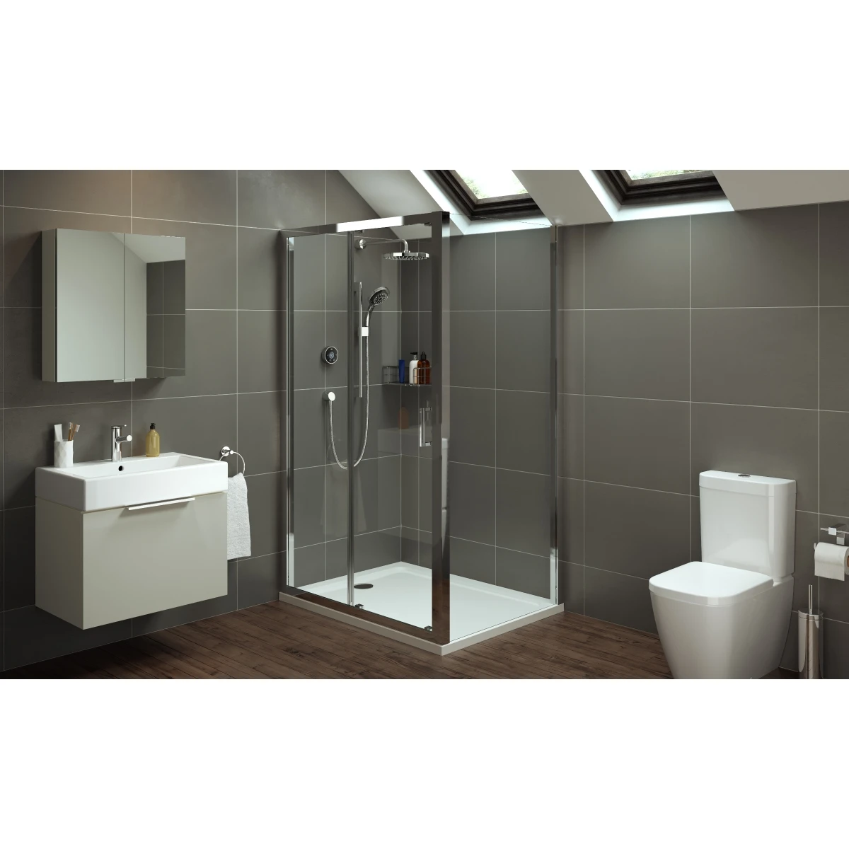 Mira Platinum Dual Rear Fed Digital Shower Mixer Chrome 1.1796.003 2 Mira Platinum Dual Rear Fed Digital Shower Mixer Chrome 1.1796.003 - Image 2