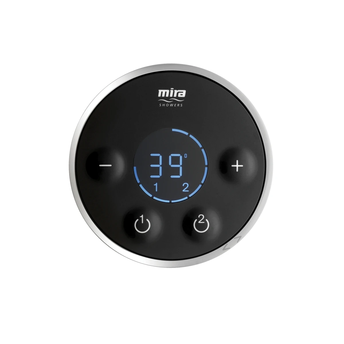 Mira Platinum Dual Valve And Controller High Pressure Digital Shower Mixer Chrome And Black 1.1796.005 3 Mira Platinum Dual Valve And Controller High Pressure Digital Shower Mixer Chrome And Black 1.1796.005 - Image 3