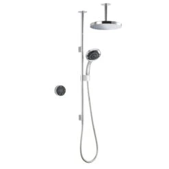 Mira Platinum Duel Ceiling Fed Digital Shower Mixer Chrome 1.1796.002
