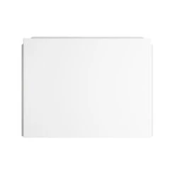 Iflo Universal Bath End Panel 700mm - White Acrylic