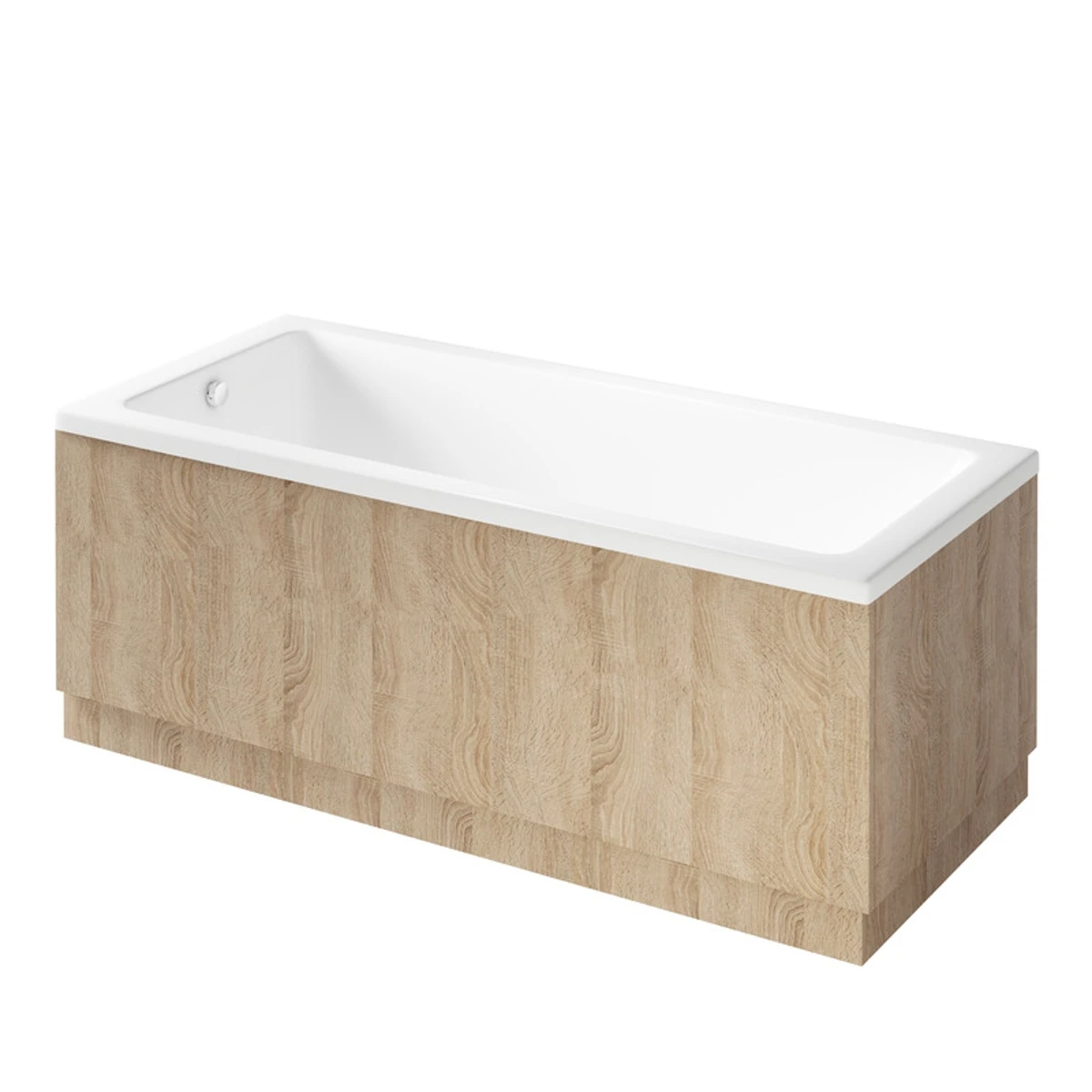Iflo Aliano Bath Front Panel 1700mm - Oak 2 Iflo Aliano Bath Front Panel 1700mm - Oak - Image 2