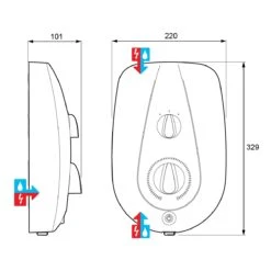 Mira Vie Chrome 9.5kW Electric Shower -Bathroom Product Shop GPID 1000782040 IMG 05