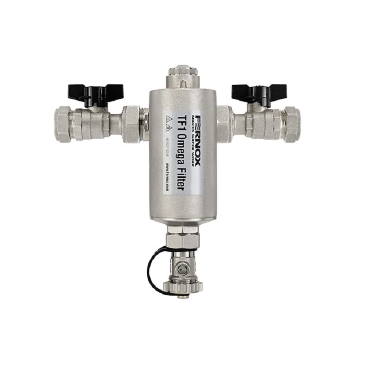 Fernox TF1 Omega 22mm Filter With Valves 62249 2 Fernox TF1 Omega 22mm Filter With Valves 62249 - Image 2
