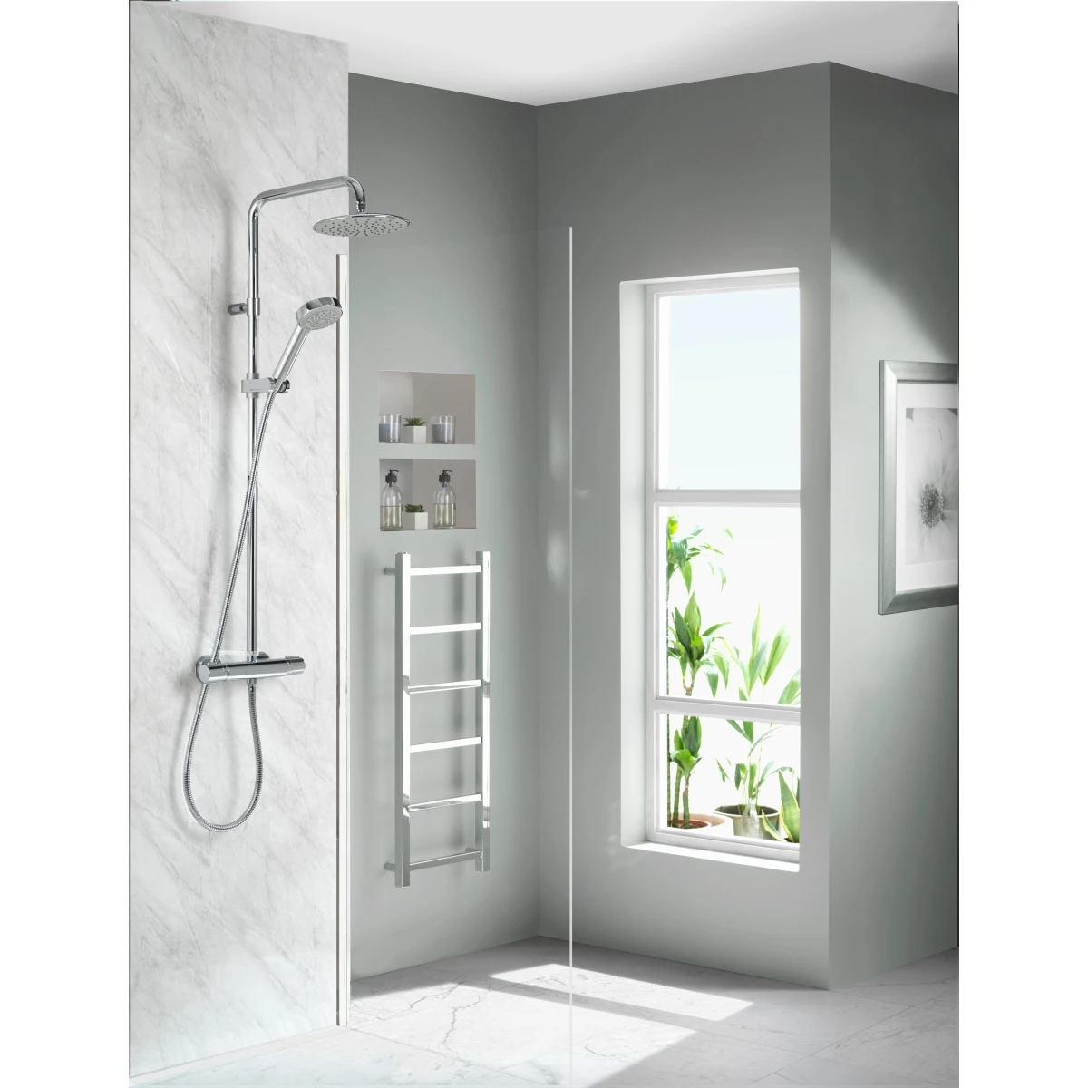 Aqualisa Midas And Adjustable Shower Head Chrome MD110SC 2 Aqualisa Midas And Adjustable Shower Head Chrome MD110SC - Image 2