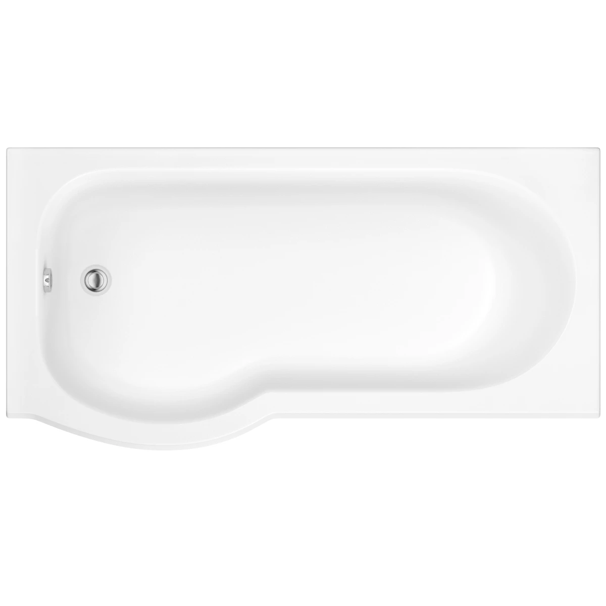 Iflo Rennes P-Shaped Showerbath 1675 X 750mm 0 Tap Hole Left Hand 1 Iflo Rennes P-Shaped Showerbath 1675 X 750mm 0 Tap Hole Left Hand