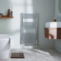 Towelrads Richmond Thermostatic Chrome Towel Rail 691mm X 450mm