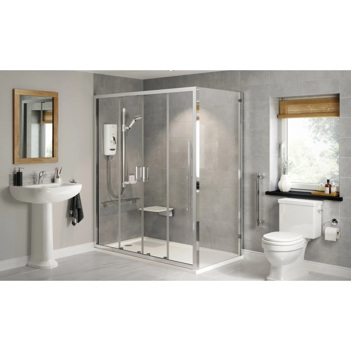 Mira Advance Flex Thermostatic Electric Shower White 8.7 KW 1.1785.003 2 Mira Advance Flex Thermostatic Electric Shower White 8.7 KW 1.1785.003 - Image 2