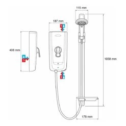 Mira Advance Flex Thermostatic Electric Shower White 9.8 KW 1.1785.004 5 Mira Advance Flex Thermostatic Electric Shower White 9.8 KW 1.1785.004 -Bathroom Product Shop GPID 1010005652 IMG 02