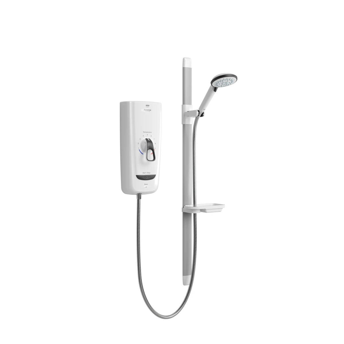 Mira Advance Flex Extra Thermostatic Shower White 8.7 KW 1.1785.005 1 Mira Advance Flex Extra Thermostatic Shower White 8.7 KW 1.1785.005