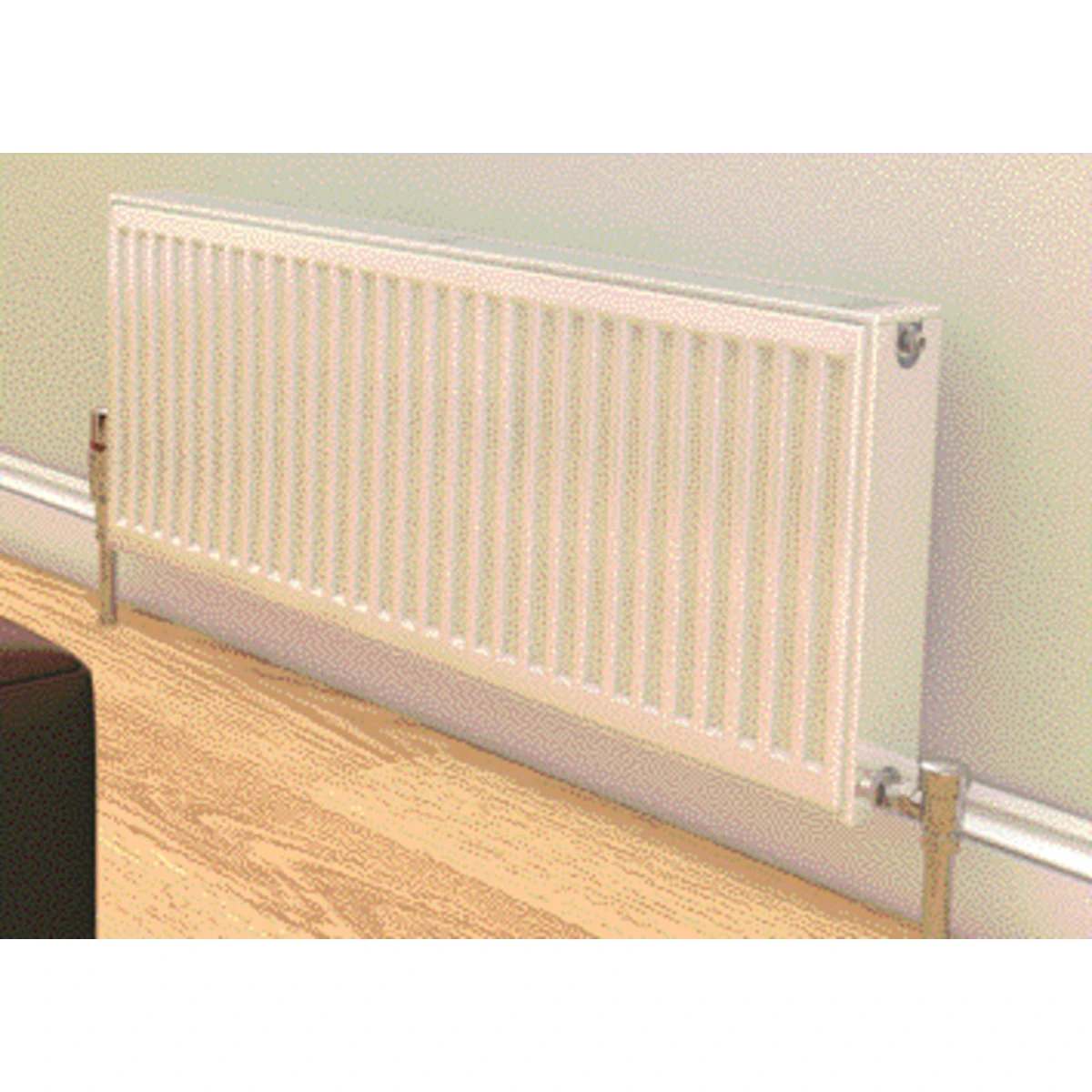 Stelrad Halcyon Compact P+ Double Panel Single Convector Radiator 700 Mm X 600 Mm 421706 2 Stelrad Halcyon Compact P+ Double Panel Single Convector Radiator 700 Mm X 600 Mm 421706 - Image 2