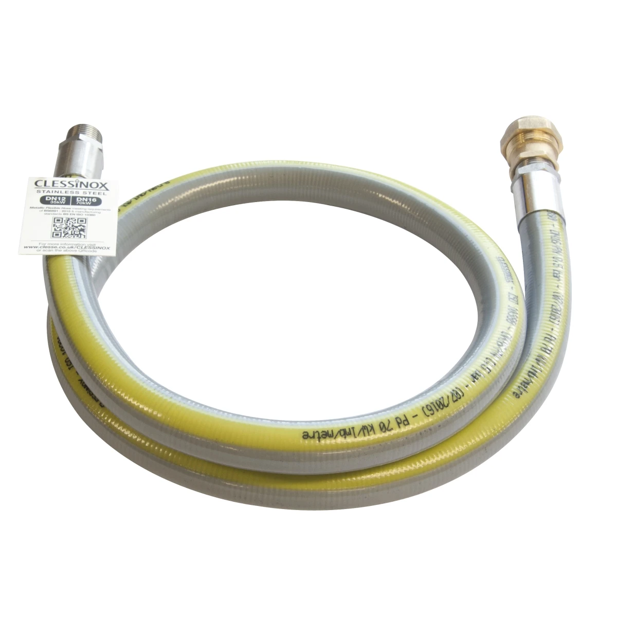 Clesse Clessinox Hose Assembly 2 Mm Compression UUSS70kW X 22 2 Clesse Clessinox Hose Assembly 2 Mm Compression UUSS70kW X 22 - Image 2