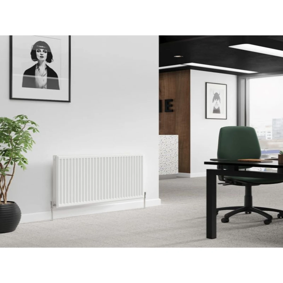 Halcyon By Stelrad K1 Compact Single Panel Radiator - 600 X 400 Mm 2 Halcyon By Stelrad K1 Compact Single Panel Radiator - 600 X 400 Mm - Image 2