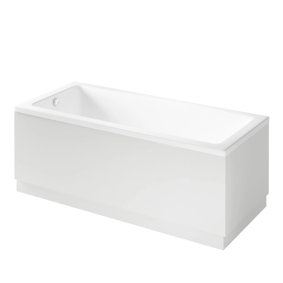 Iflo Aliano Bath Front Panel Matte Dove Grey 1700mm 2 Iflo Aliano Bath Front Panel Matte Dove Grey 1700mm - Image 2