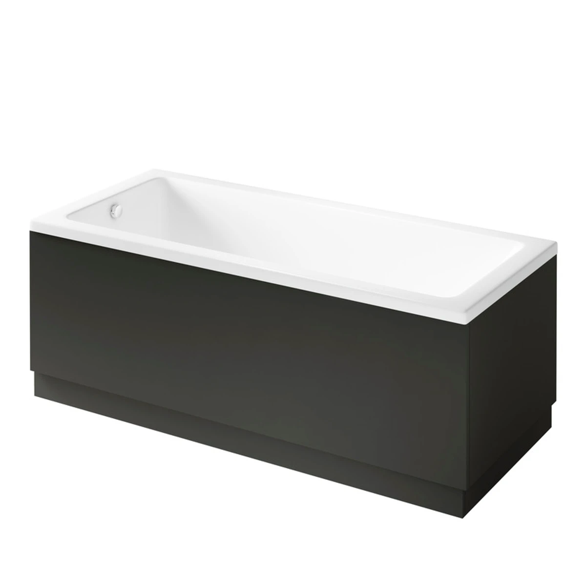 Iflo Aliano End Bath Panel 700 X 510 Matt Graphite Grey 2 Iflo Aliano End Bath Panel 700 X 510 Matt Graphite Grey - Image 2