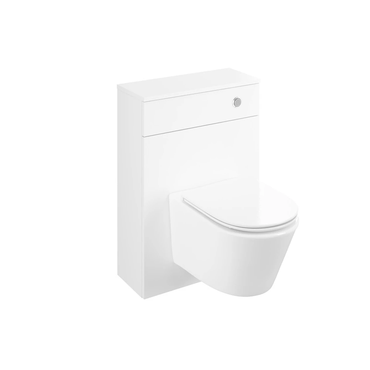 Iflo Rhea Toilet Unit 600mmW X 250mmD Includes Pre-installed Cistern Concrete Grey 2 Iflo Rhea Toilet Unit 600mmW X 250mmD Includes Pre-installed Cistern Concrete Grey - Image 2