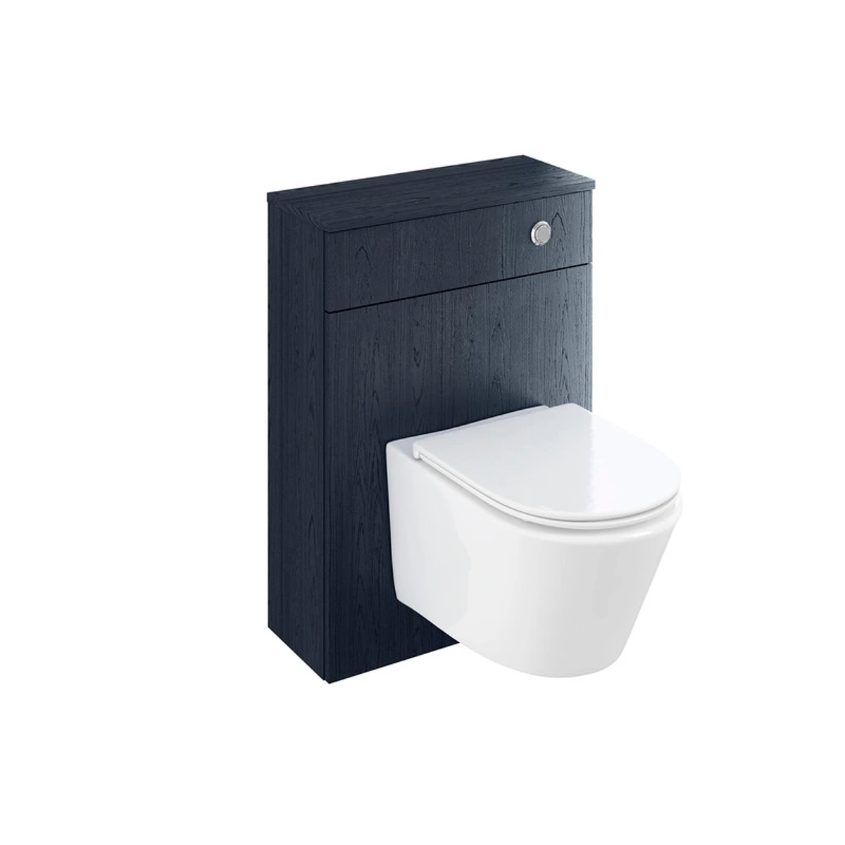 Iflo Rhea Toilet Unit 600mmW X 250mmD Includes Pre-installed Cistern Indigo Blue 2 Iflo Rhea Toilet Unit 600mmW X 250mmD Includes Pre-installed Cistern Indigo Blue - Image 2