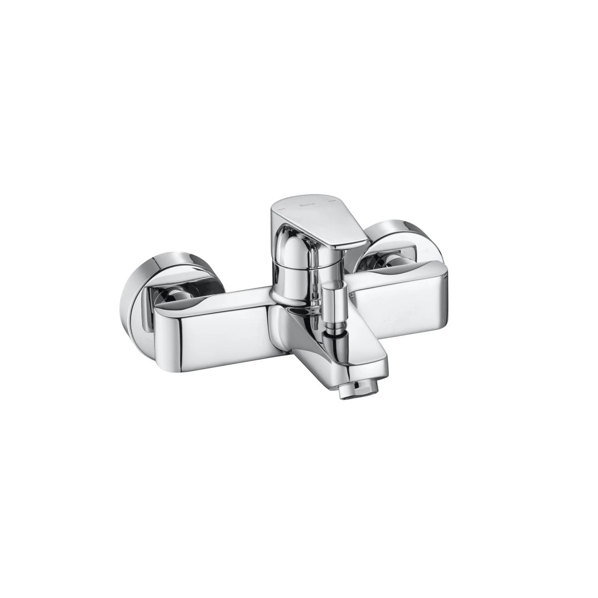 Roca Atlas Wall-mounted Bath-shower Mixer Tap With Handset, Hose And Bracket 2 Roca Atlas Wall-mounted Bath-shower Mixer Tap With Handset, Hose And Bracket - Image 2