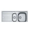 Franke Reno Stainless Steel Kitchen Sink - 1.5 Bowl, Reversible