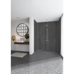 Mermaid Elite Matt Bomarzo Postformed Shower Wall Panel 2420 X 1200mm