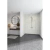 Mermaid Elite Gloss Quartzo Bianco Shower Wall Panel 2420 X 600mm