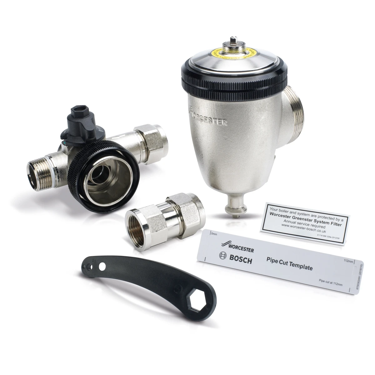 Worcester Bosch Greenstar Brass 22mm System Filter 7733600476 2 Worcester Bosch Greenstar Brass 22mm System Filter 7733600476 - Image 2