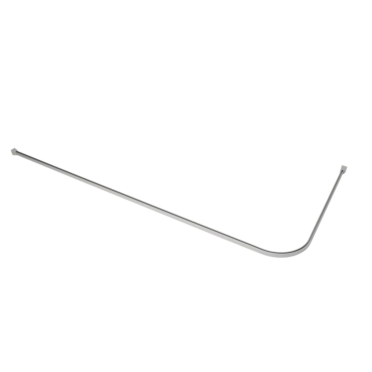Iflo Pre Formed L-Shape Anodised Shower Rail 760 X 1830mm 1 Iflo Pre Formed L-Shape Anodised Shower Rail 760 X 1830mm